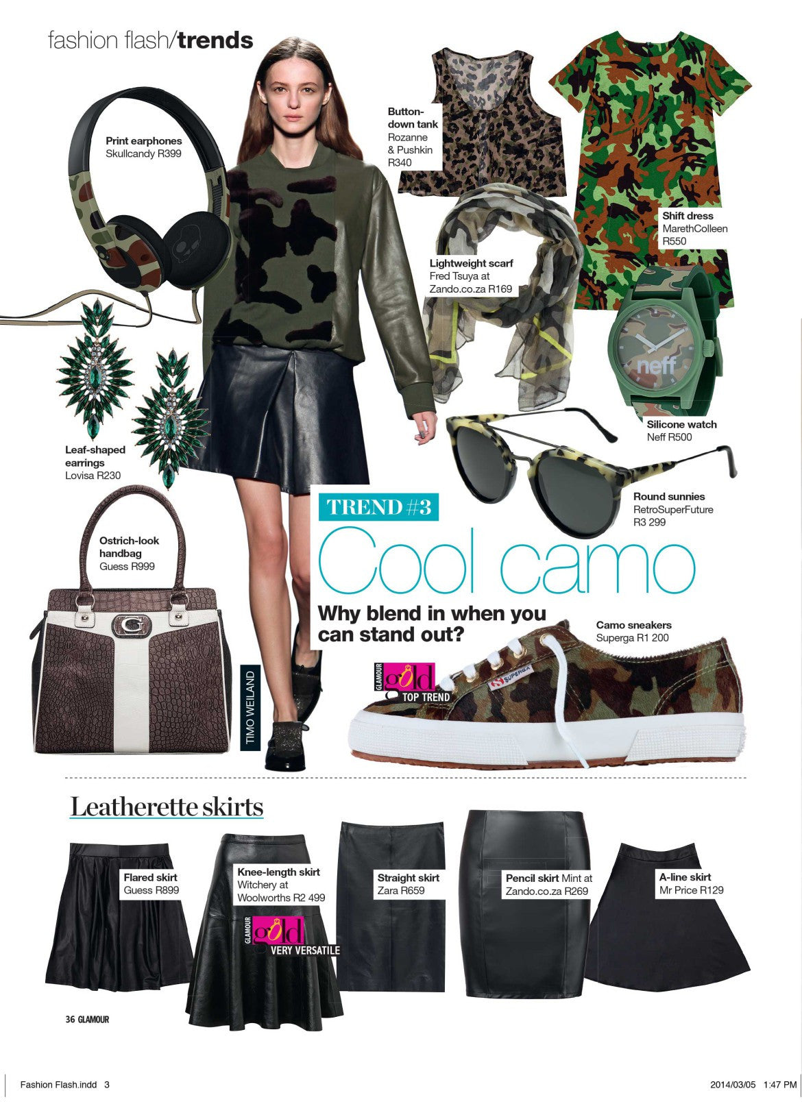 Media: The Camo Shift Features in Glamour Magazine