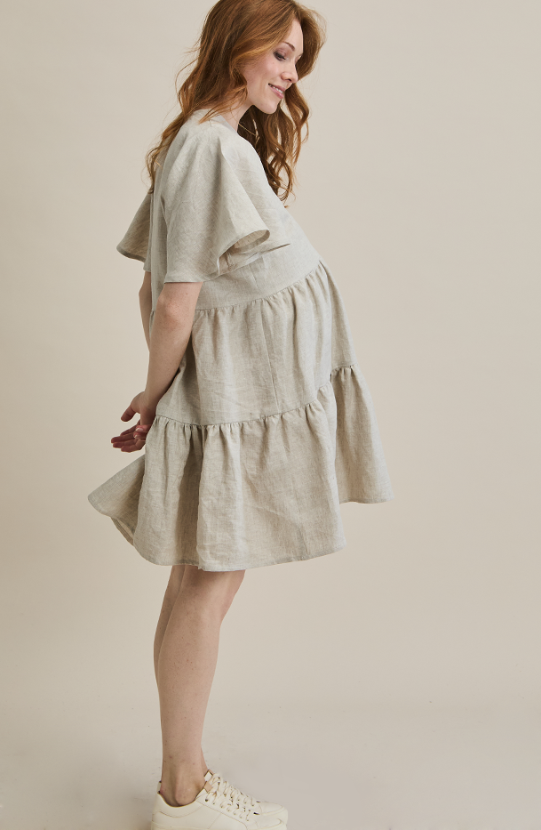 Trixi4Mom Dress 100% Linen