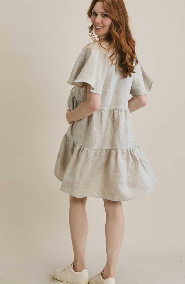 Trixi4Mom Dress 100% Linen