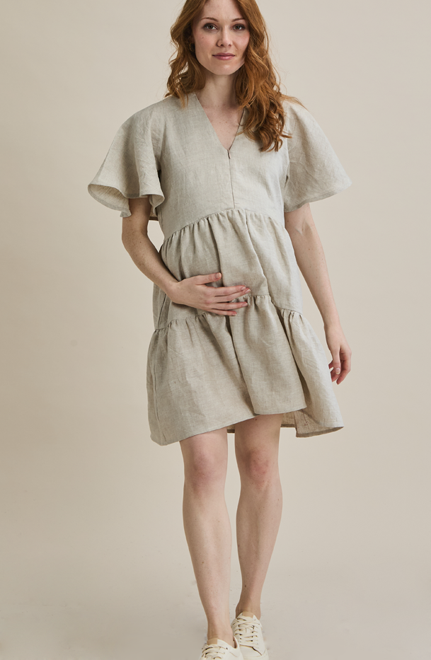 Trixi4Mom Dress 100% Linen