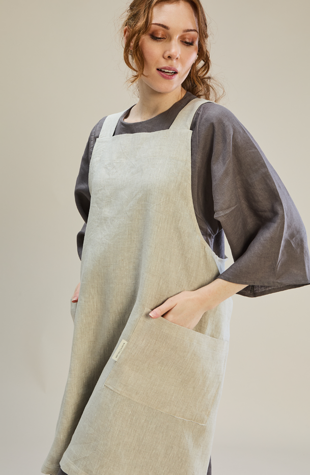 Apron 100% Linen - MARETHCOLLEEN