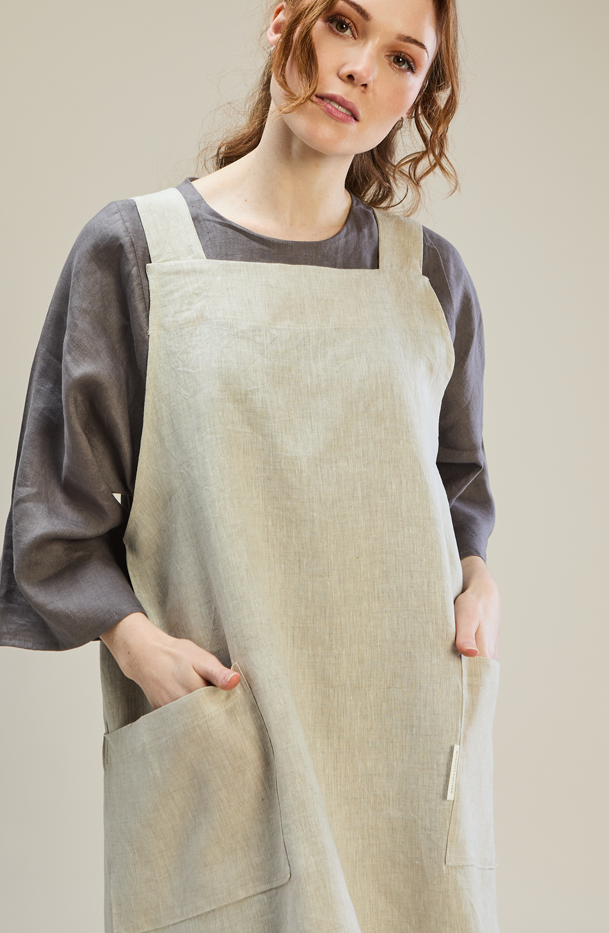 Apron 100% Linen - MARETHCOLLEEN