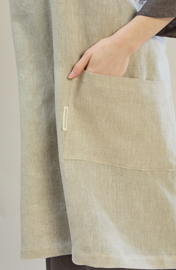 Apron 100% Linen - MARETHCOLLEEN
