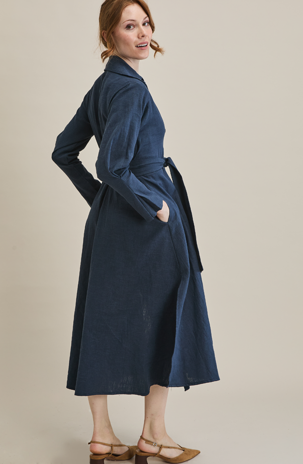 Arthur Dress 100% Linen - MARETHCOLLEEN