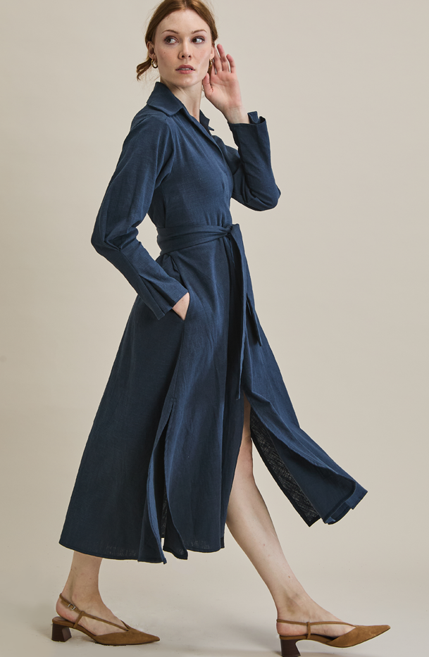 Arthur Dress 100% Linen - MARETHCOLLEEN