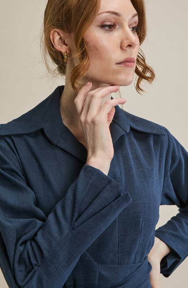 Arthur Dress 100% Linen - MARETHCOLLEEN