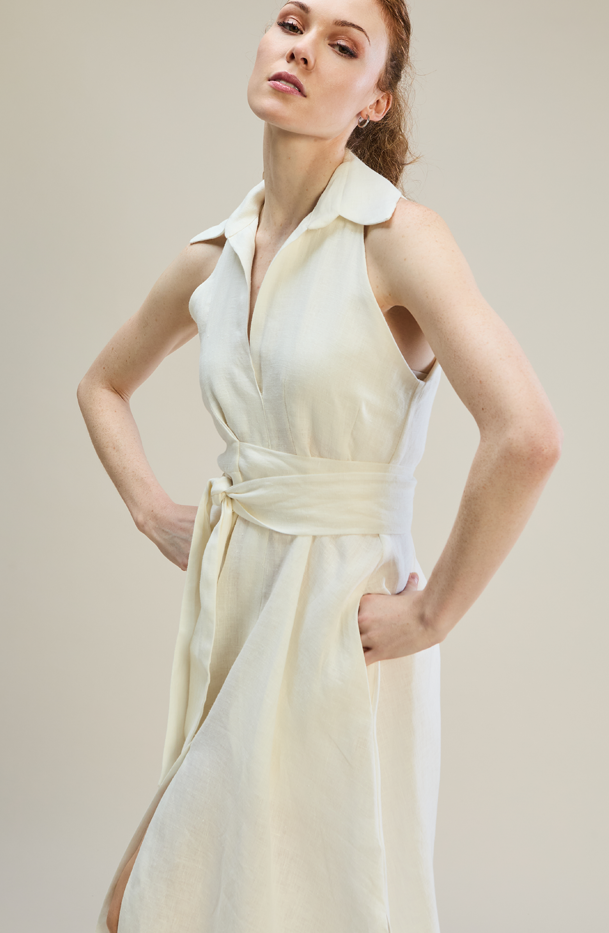 Alexandra Dress 100% Linen