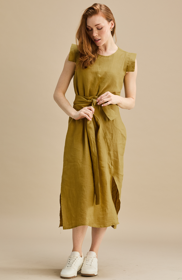 Becky Dress 100% Linen