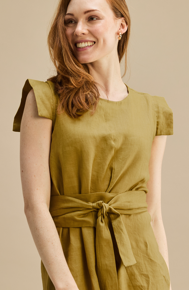 Becky Dress 100% Linen