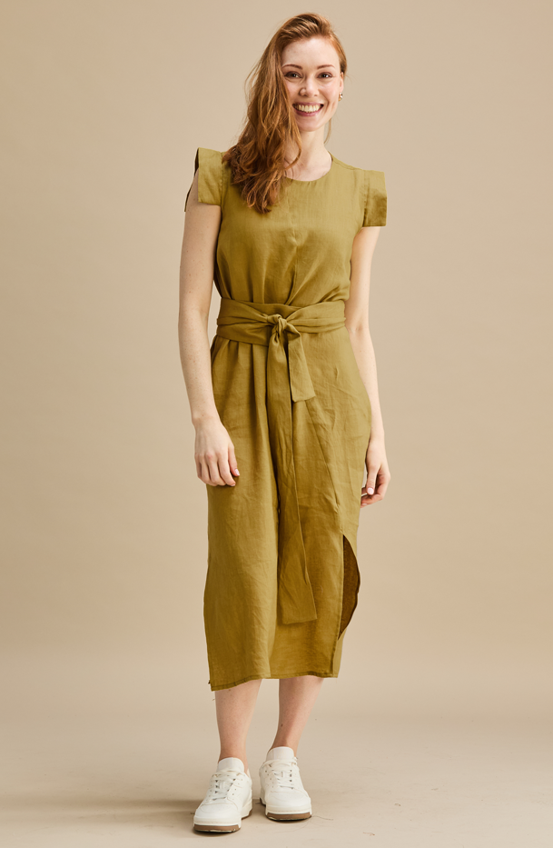 Becky Dress 100% Linen