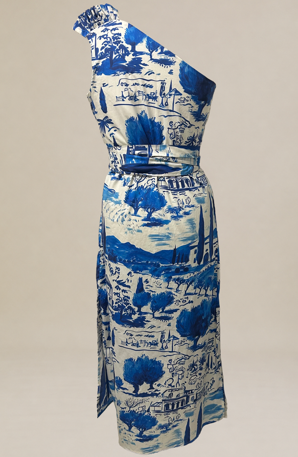 Cleo Troy One Shoulder Dress