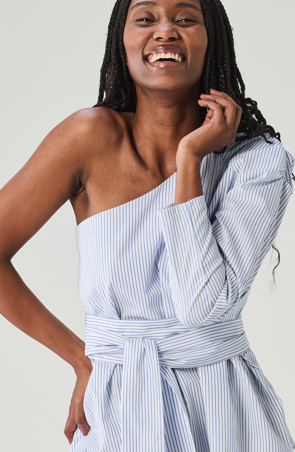 Cleo One Shoulder Long Sleeves Top