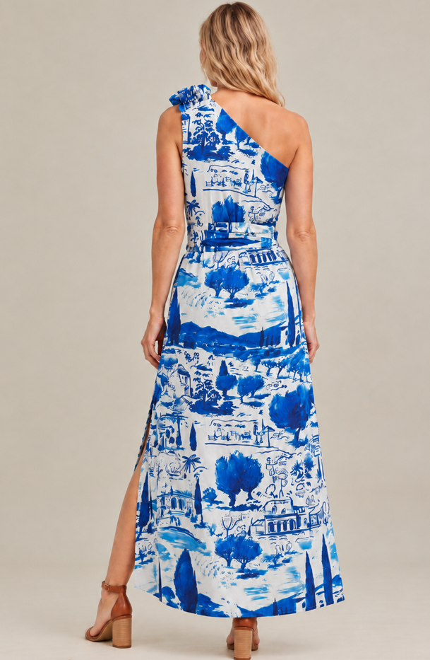 Cleo Troy One Shoulder Dress