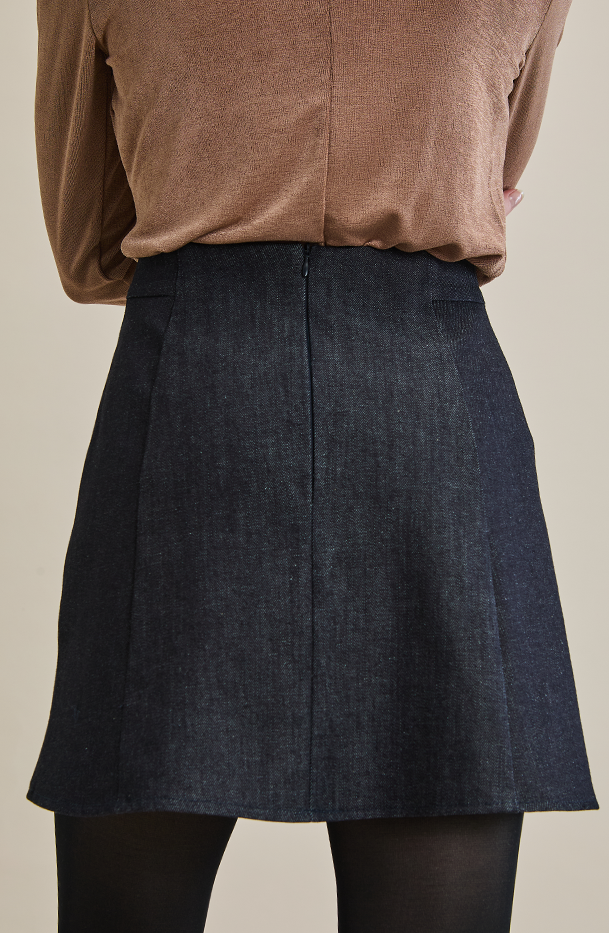 Denim Mini Skirt - MARETHCOLLEEN