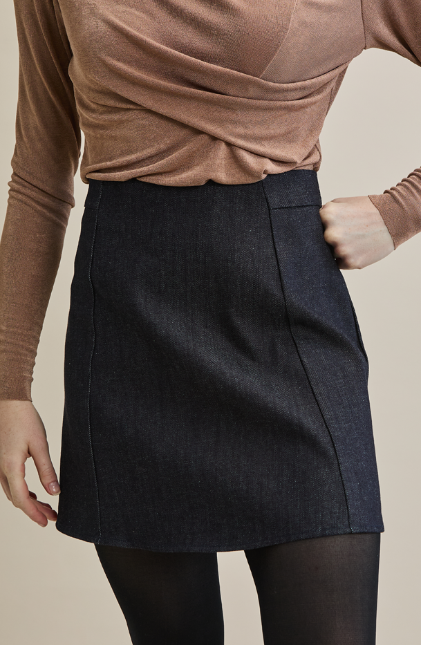 Denim Mini Skirt - MARETHCOLLEEN