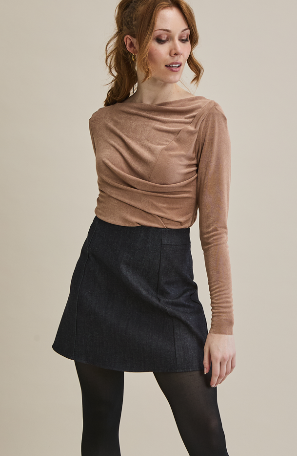 Denim Mini Skirt - MARETHCOLLEEN
