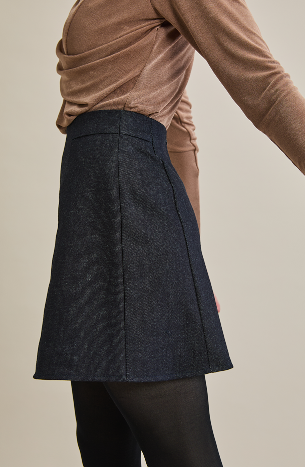 Denim Mini Skirt - MARETHCOLLEEN