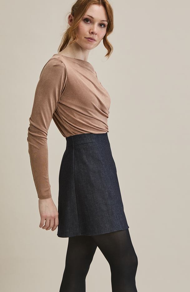 Denim Mini Skirt - MARETHCOLLEEN