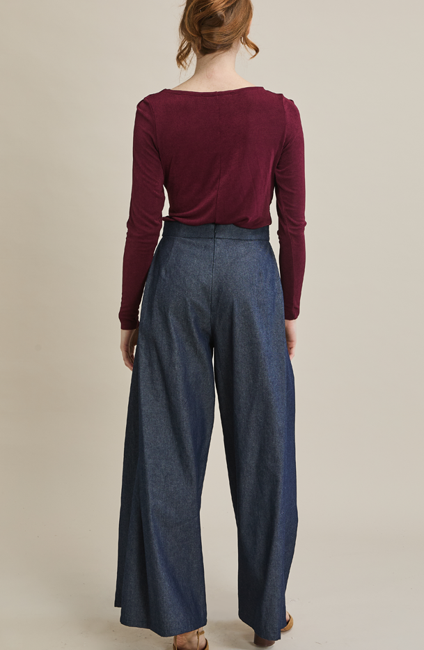 Denim Faia Trouser - MARETHCOLLEEN