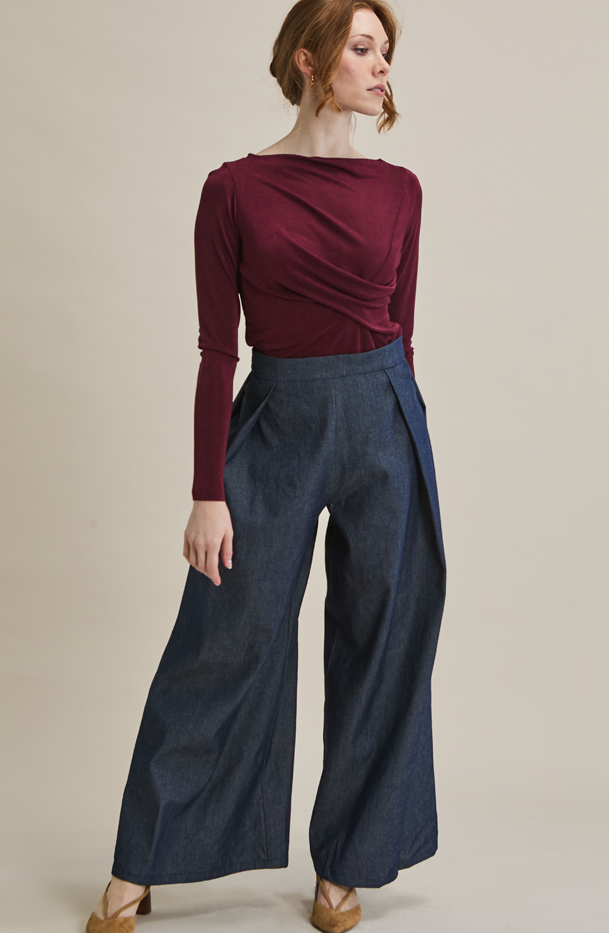 Denim Faia Trouser - MARETHCOLLEEN