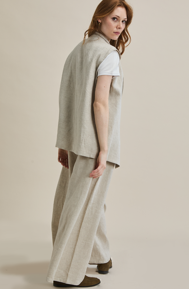 Faia Trouser 100% Linen