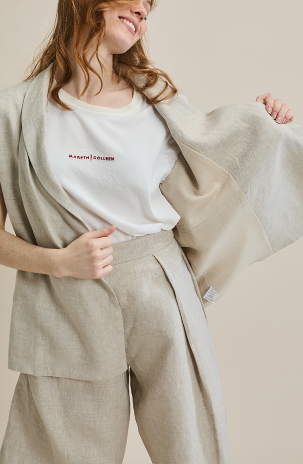 Faia Trouser 100% Linen
