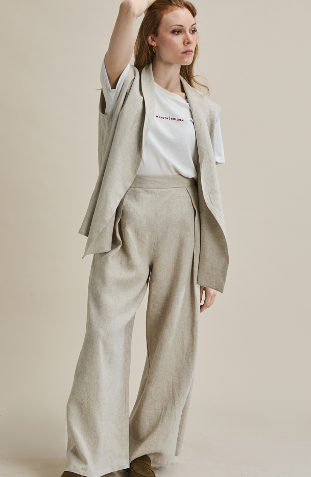 Faia Trouser 100% Linen
