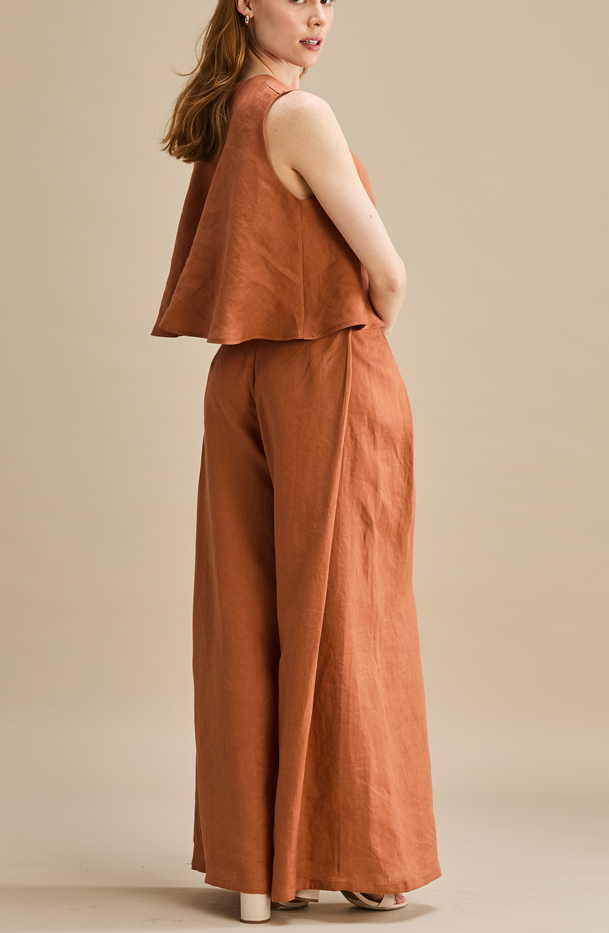 Faia Trouser 100% Linen