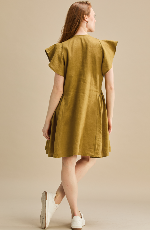 Happy Dress 100% Linen