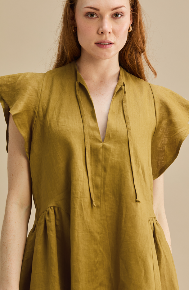 Happy Dress 100% Linen