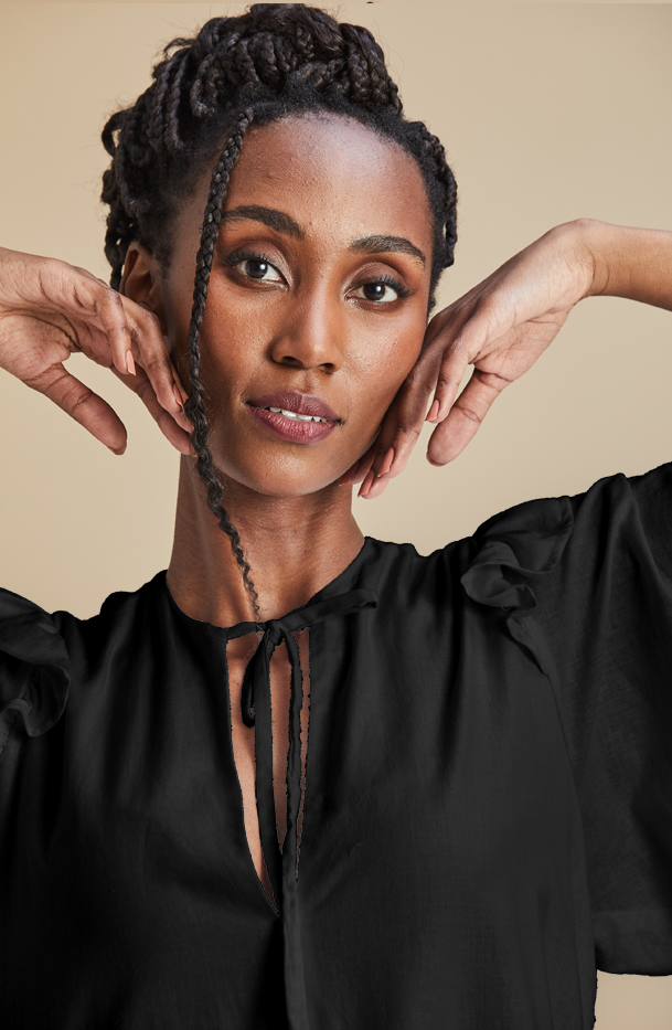 India Dress 100% Linen - MARETHCOLLEEN