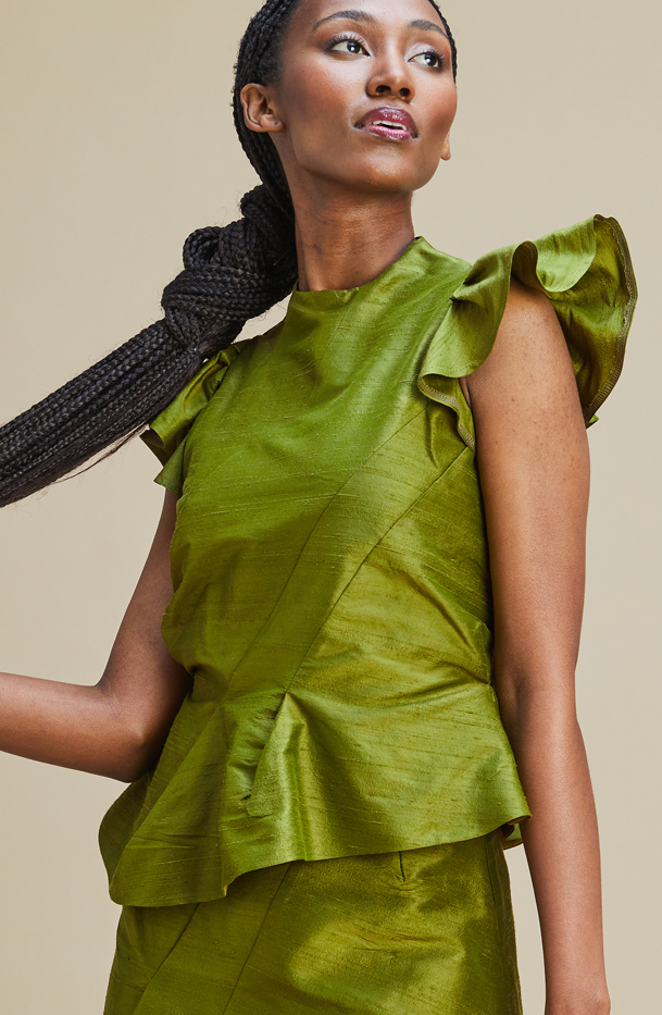 Kensey Top 100% Silk - MARETHCOLLEEN