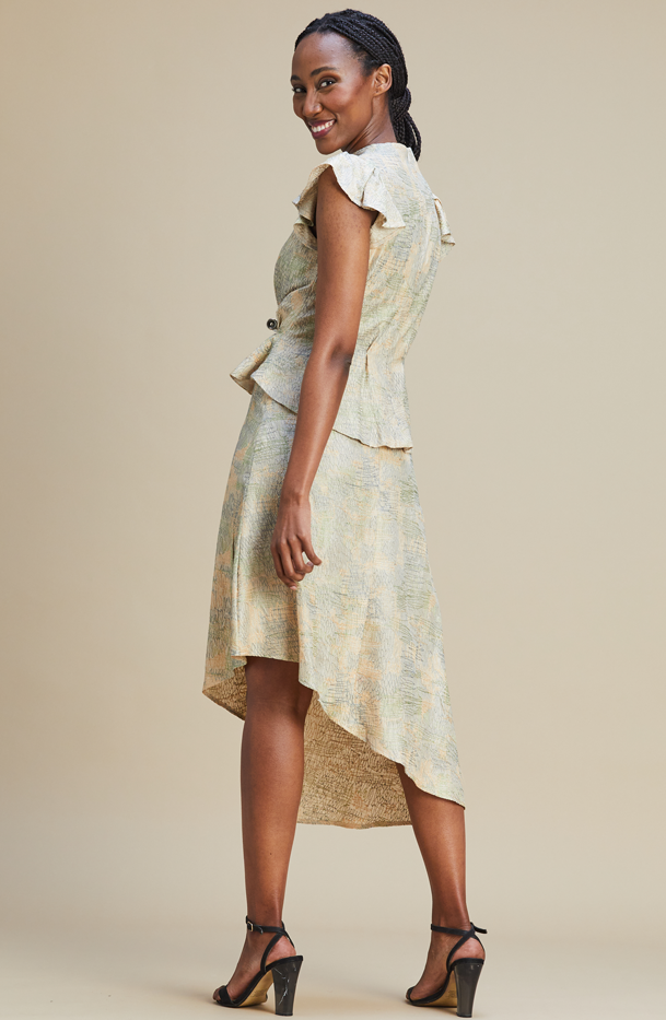 Kensey Skirt 100% Silk - MARETHCOLLEEN