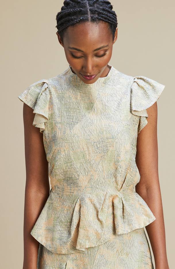 Kensey Top 100% Silk - MARETHCOLLEEN