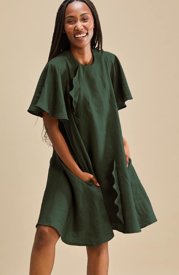 Monty Dress 100% Linen