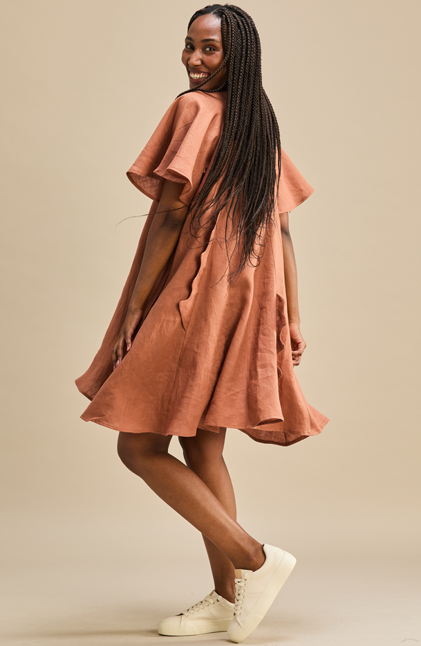 Monty Dress 100% Linen