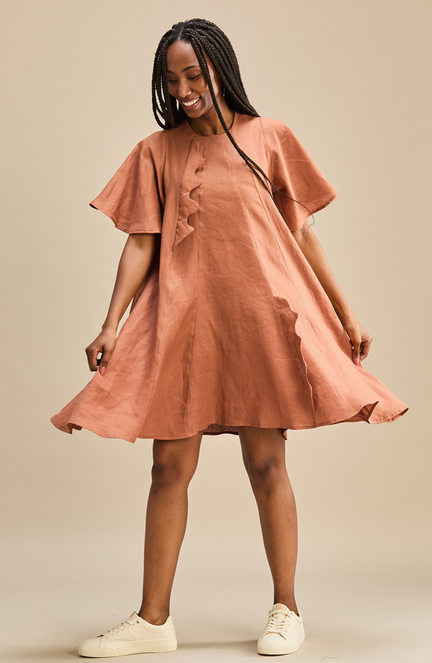 Monty Dress 100% Linen