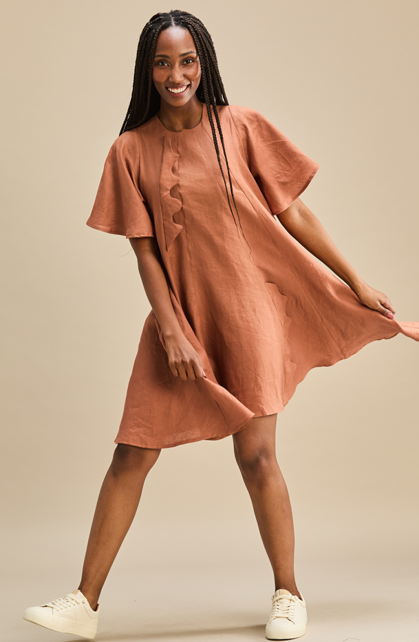 Monty Dress 100% Linen
