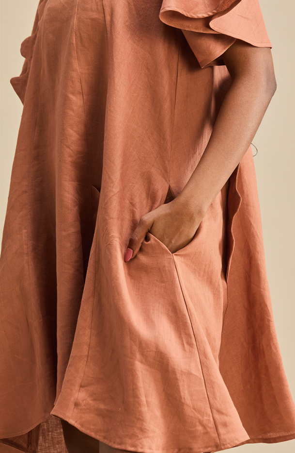 Monty Dress 100% Linen