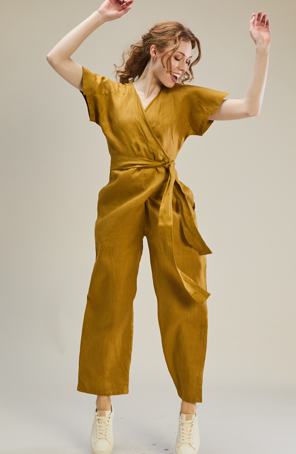 Niko Jumpsuit 100% Linen