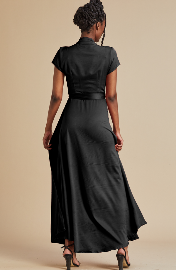 Philly Wrap Dress Black South Africa– MARETHCOLLEEN