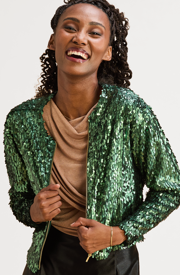Sequined Jacket - MARETHCOLLEEN