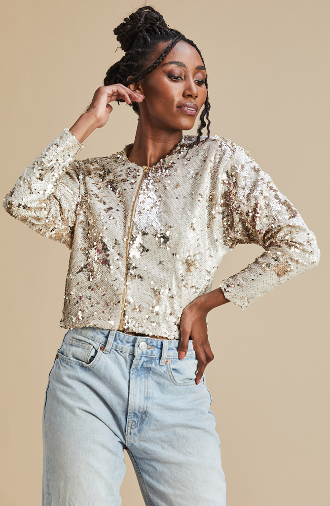 Sequined Jacket - MARETHCOLLEEN