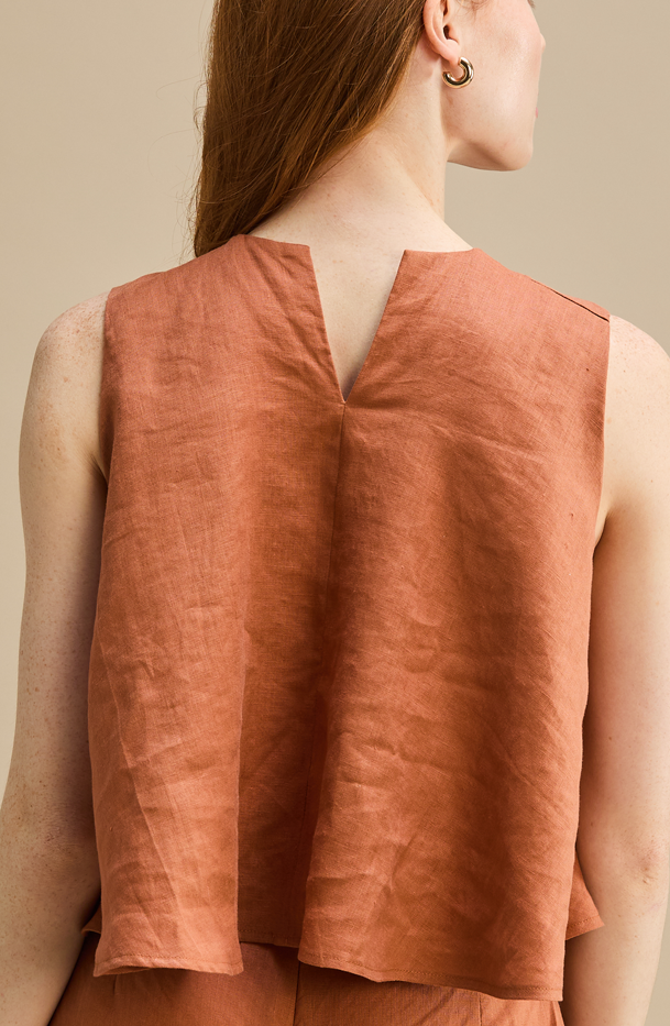 Sunny Top 100% Linen