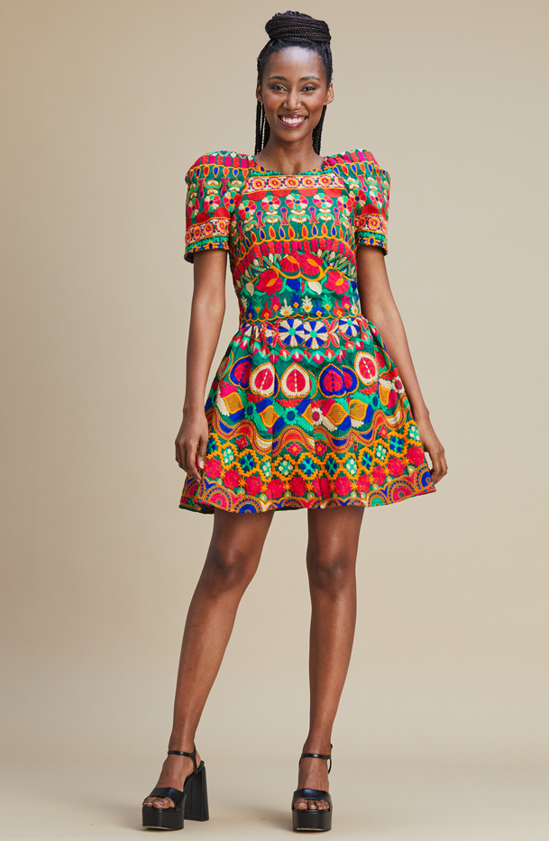 Tyler Dress Rio Embroidery - MARETHCOLLEEN