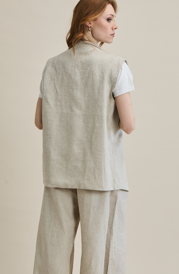 Vest 100% Linen
