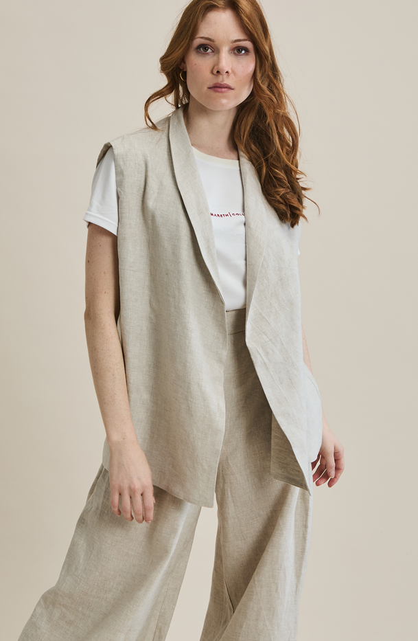 Vest 100% Linen
