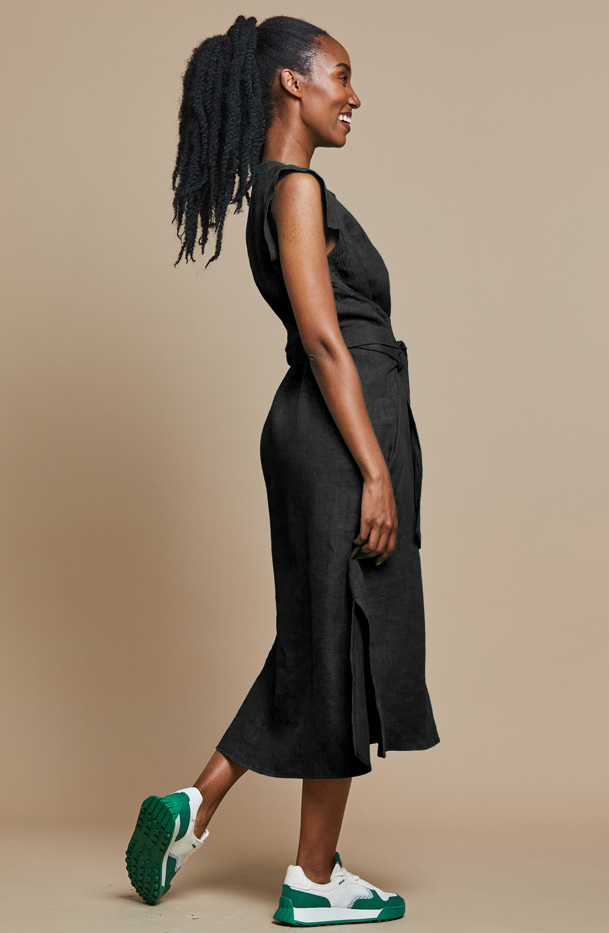 Beck Dress 100% Linen - MARETHCOLLEEN