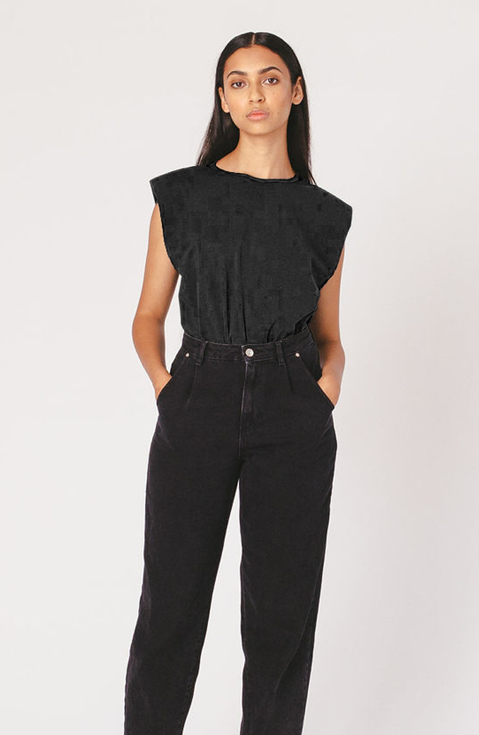 Shoulder Pad Tee - MARETHCOLLEEN